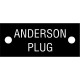 20934 - Cable tag. 'ANDERSON PLUG'. (5pcs)